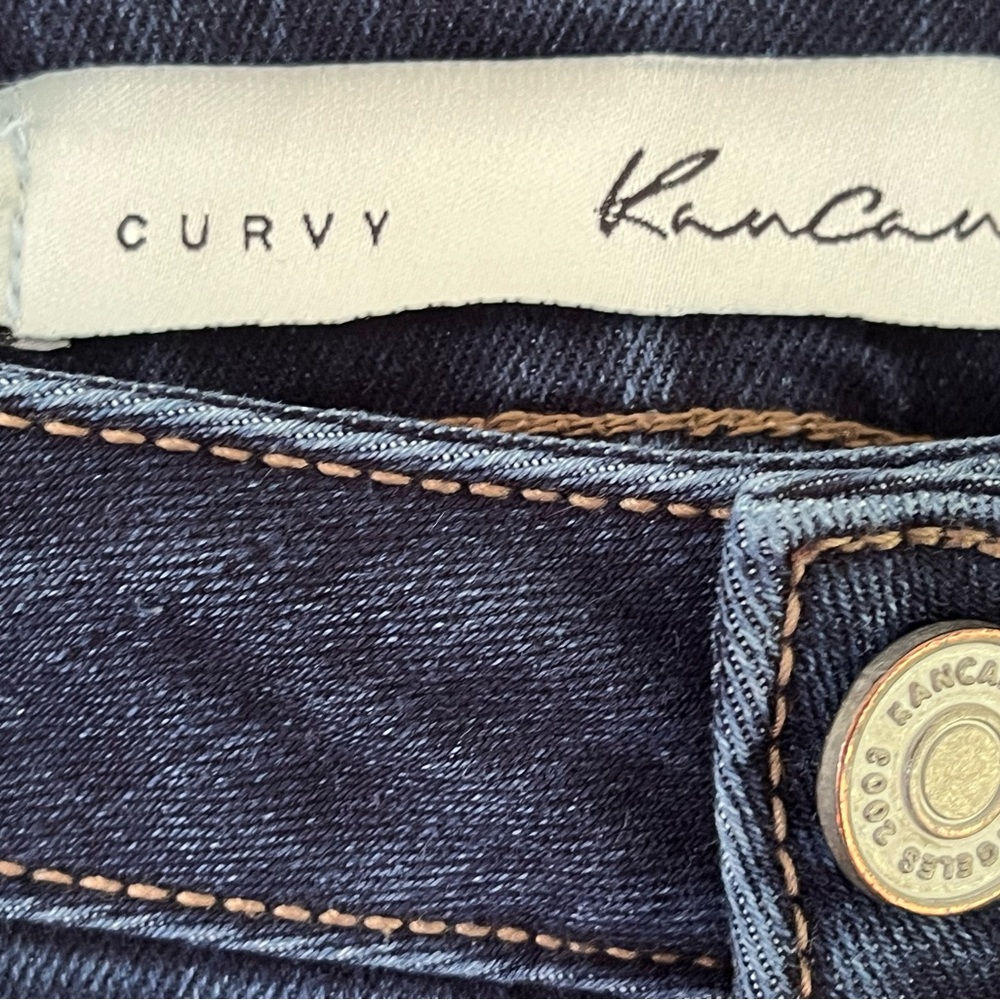 KanCan Curvy Dark Wash Curvy Denim Jeans Estillo Size 13/30 - Picture 13 of 16